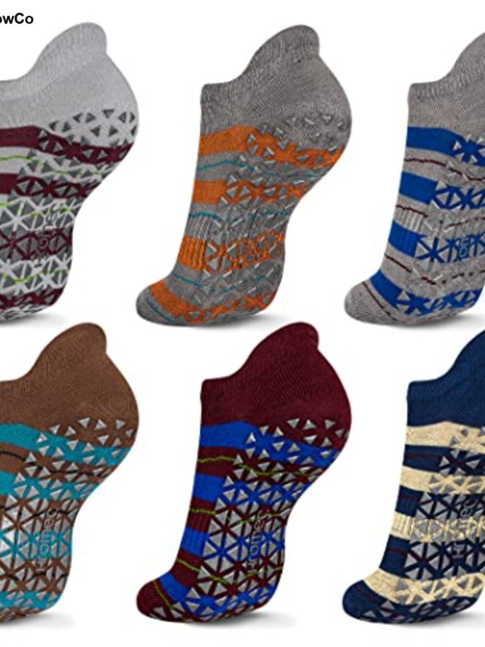 Non Slip Yoga Pilates Socks with Silicone Grips